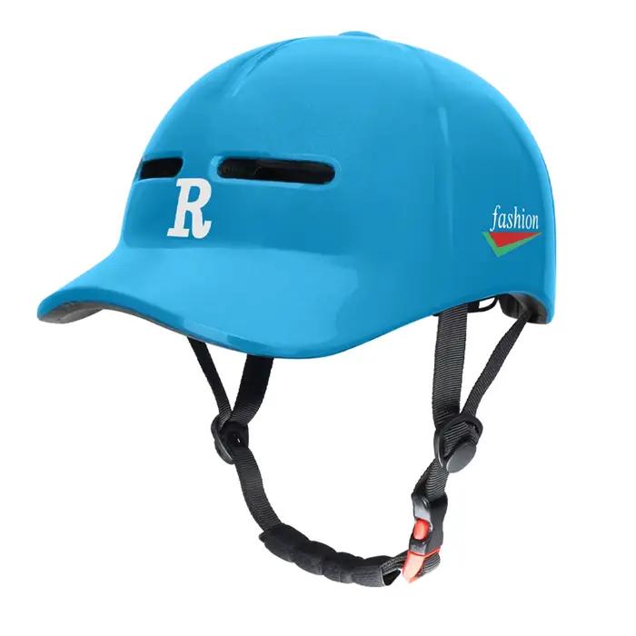 Casquette une pièce pour vélo récréatif, casque quatre saisons, Skateboard, patinage à roulettes, casquette de Baseball pour moto