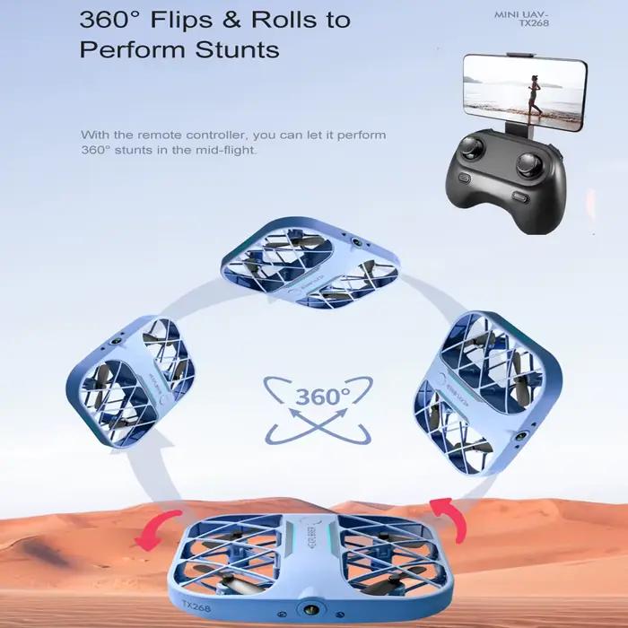 JJRC H107 8k Drone wifi fpv drones avec caméra hd 4k télécommande hélicoptère avion poche quadrirotor cadeau de noël pour les garçons