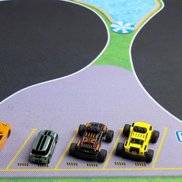 160x90cm 180x80CM Portable Turbo course tapis en caoutchouc piste 1:76 RC Mini voiture