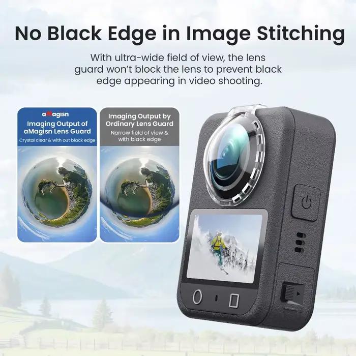 Protections d'objectif transparentes aMagisn pour DJI Osmo 360