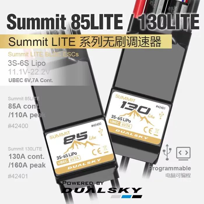 DUALSKY SUMMIT 85/130LITE 85A/130A  3S-6S