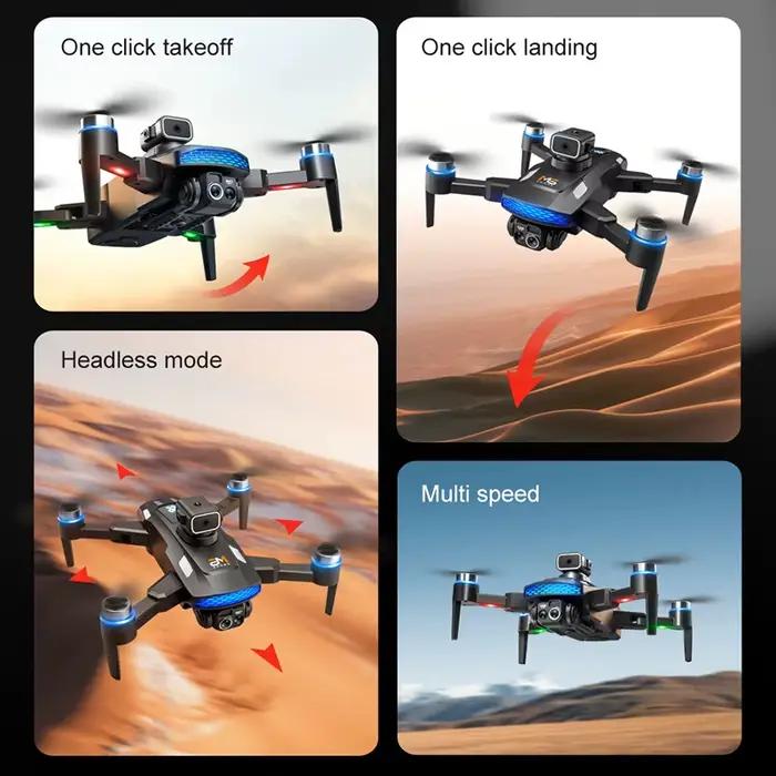 Xiaomi M6 Drone 8K HD double caméra 5G WIFI FPV moteur sans brosse évitement d'obstacles avec écran télécommande