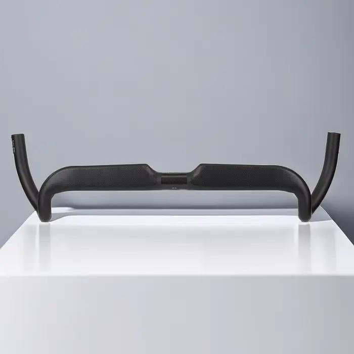 Guidon de vélo de route en gravier de carbone, câblage entièrement caché, ultraléger mat, grande barre évasée, 340mm, 380mm, 420mm, 460mm, fibre P
