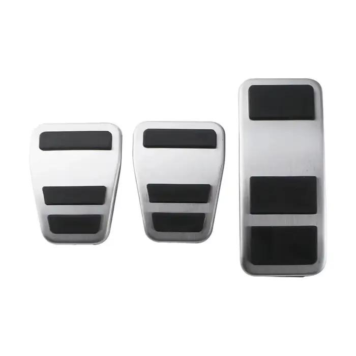Pédales de voiture pour Ford Fiesta MK8 2013-2023 Ecosport 2012 - 2023 Puma 2019 - 2023 accessoires de couverture de pédale de frein à gaz en acier inoxydable