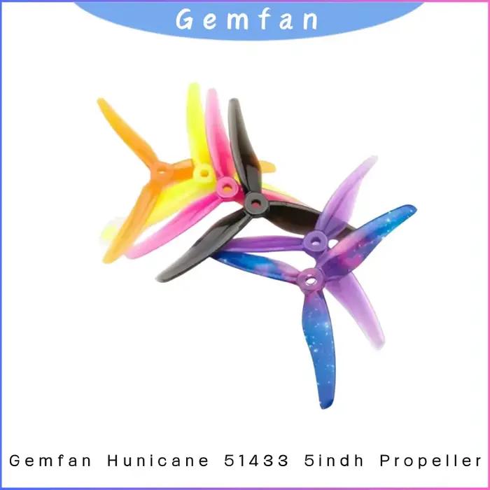 Gemfan Hurricane 51433 5.1x3.5x3 5 pouces hélice à 3 pales 2 paires