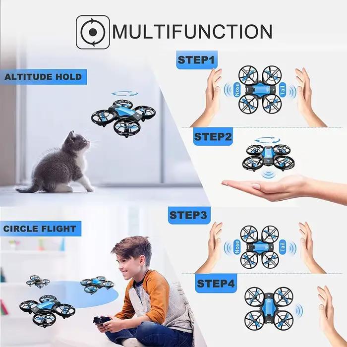 Drone 4DRC V8 WIFI FPV grand Angle HD 4K caméra hauteur tenir RC pliable quadrirotor hélicoptère cadeau jouets