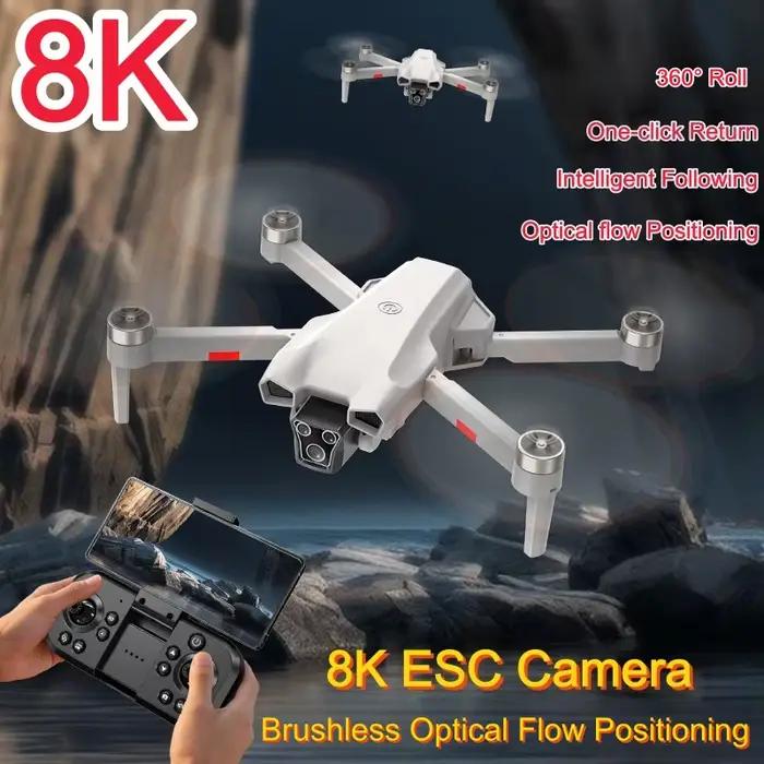 Drone de photographie aérienne à moteur brushless 8K avec flux optique