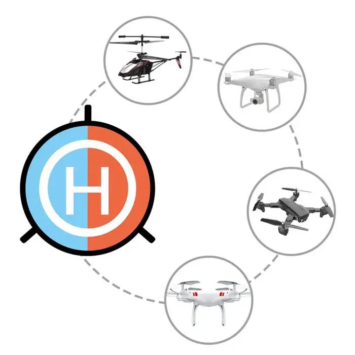 Tablier de stationnement Sky Supply Helipad Drone tapis d'atterrissage pliable