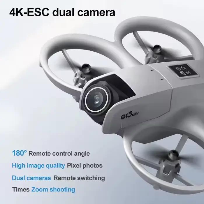 Drone GT3 MAX Nouveau 8K 5G GPS Professionnel HD Télécommande avec Écran Anti-Collision Quadricoptère Aérien Autonomie Ultra-Longue Durée de Vie de la Batterie