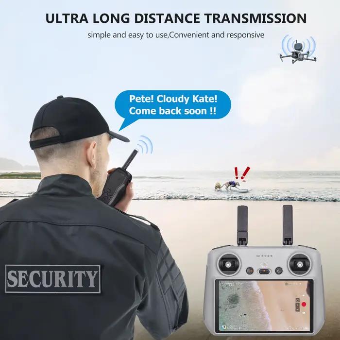 Haut-parleur de drone, mégaphone en temps réel