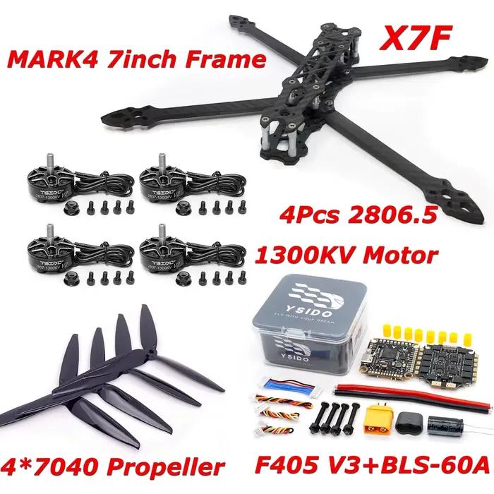 Kit de cadre de drone FPV RC 295 mm 7 pouces