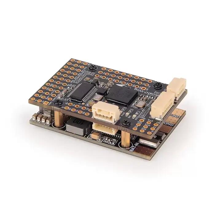 Le contrôleur de vol ABAC-H743-Wing prend en charge le micrologiciel INAV/ Ardupilot CAN Bus 3-8S LIPO pour Drone à aile fixe et VTOL FPV