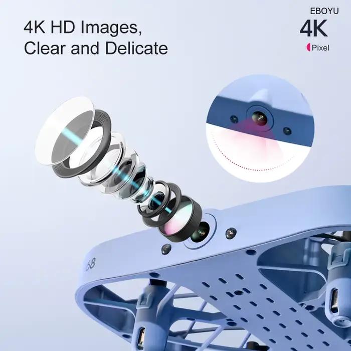 JJRC H107 8k Drone wifi fpv drones avec caméra hd 4k télécommande hélicoptère avion poche quadrirotor cadeau de noël pour les garçons