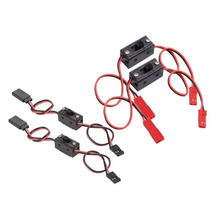 Commutateur JR avion télécommandé JST RC modèle récepteur ESC Servos avec fil Lipo batterie drone