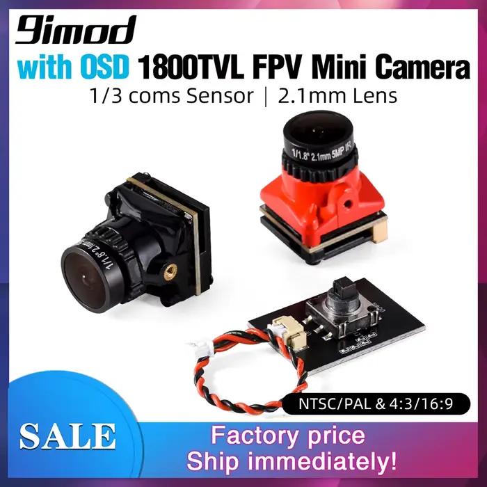 Caméra FPV 1800TVL 5MP 2.1mm 1/8 pouces