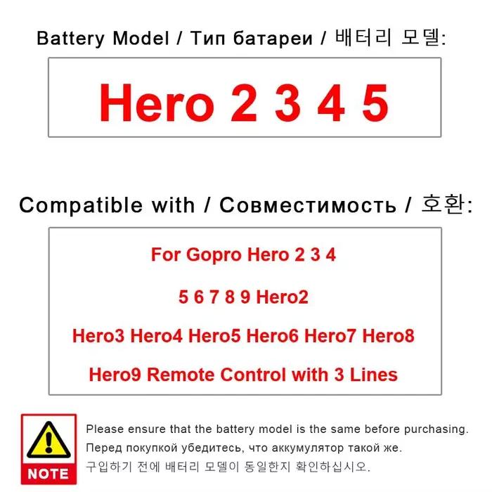 Batterie 500mAh pour Gopro