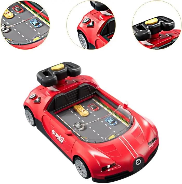Jeu de simulation de conduite pour enfants, course d'aventure, voiture de sport, jouet interactif éducatif, parcours d'obstacles, jouets pour garçons, cadeau