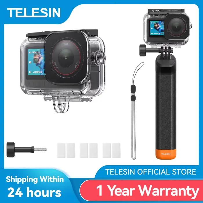 TELESIN boîtier étanche pour DJI OSMO Action 6 sous-marin 60M couvercle