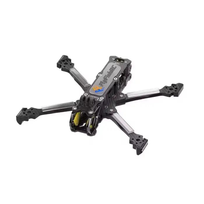FlyFishRC Volador II VX5 O4 Kit de cadre T700 de forme libre de 5 pouces compatible avec les unités d'air DJI O4 Pro pour drone de course RC