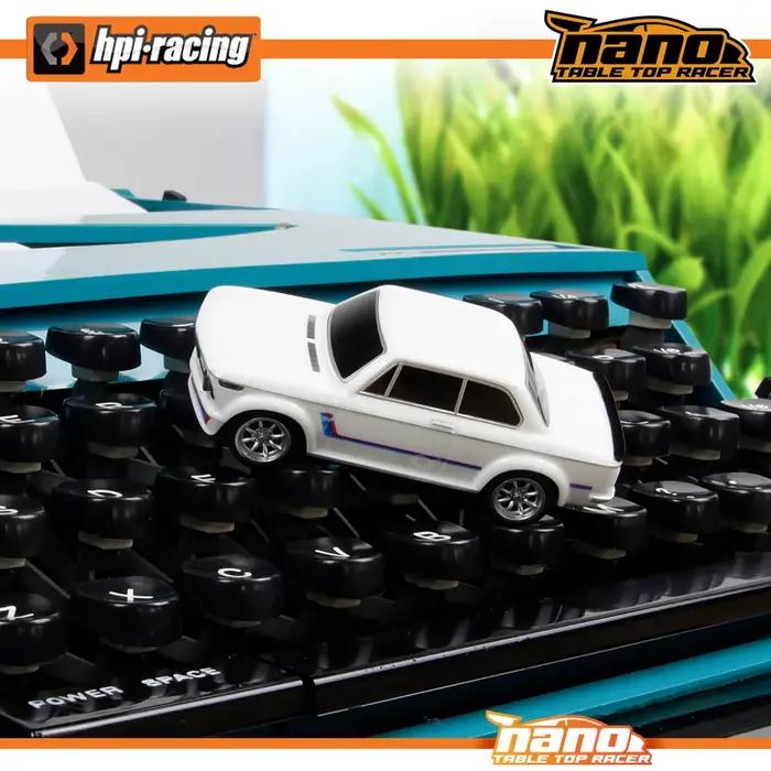 HPI Racing 161400 161401 1:64 Turbo NANO-TTR 1/64 Mirco RC Modèle de voiture télécommandée sur route Jouets de bureau pour adultes et enfants