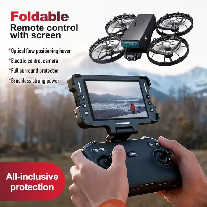 Drone Lenovo M8 8K Aérien HD Double Caméra Évitement Intelligent des Obstacles Moteur Sans Balais 5G WIFI GPS Contrôle par Écran Drone RC pour Occasions Spéciales Capturer des Images Professionnelles