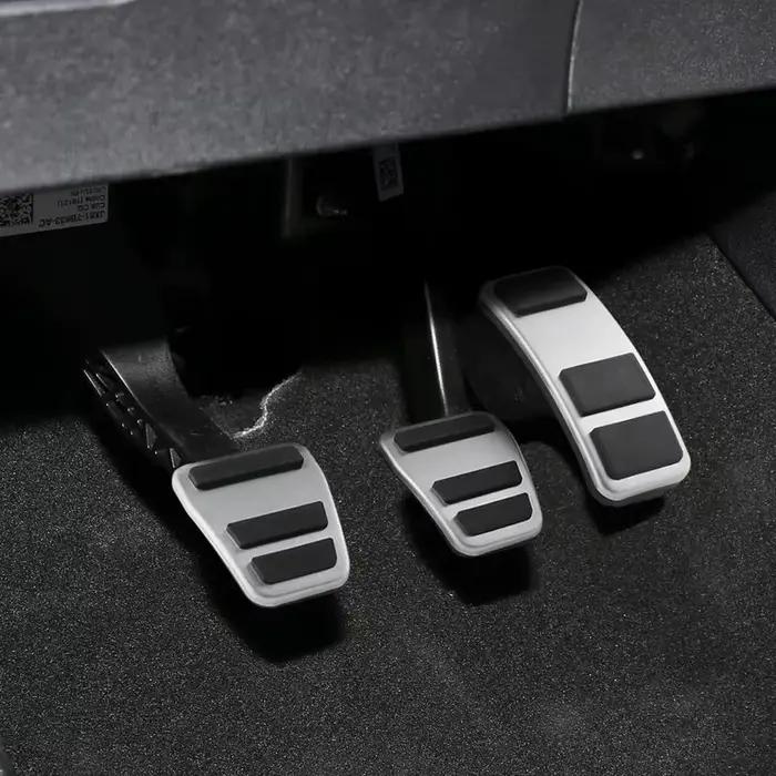Pédales de voiture pour Ford Fiesta MK8 2013-2023 Ecosport 2012 - 2023 Puma 2019 - 2023 accessoires de couverture de pédale de frein à gaz en acier inoxydable