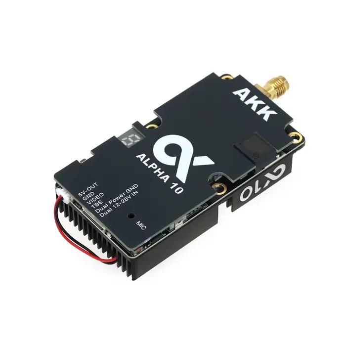 AKK Alpha 10 10 10W VTX 4.9G 5.8GHz 10W 7W 5W 3W 1W transmetteur vidéo FPV commutable pour Drone RC course