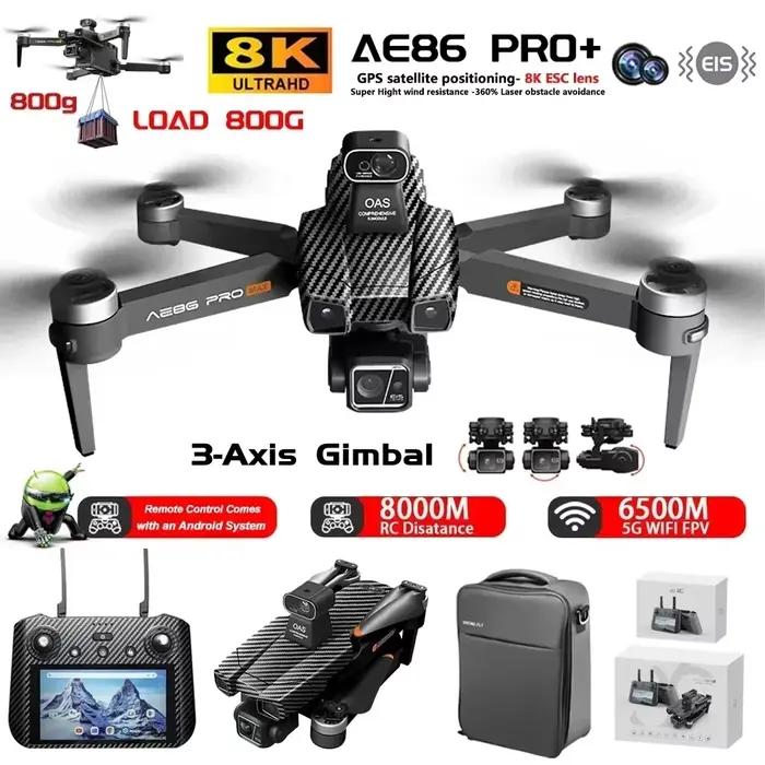 PRO MAX GPS Drone 5G FPV WiFi 3 axes cardan professionnel 4K HD ESC caméra vol 28 minutes sans brosse RC quadrirotor