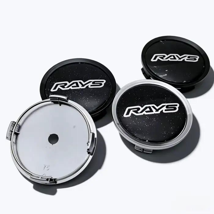 4 pièces rayons course Logo emblème Badge voiture roue Center casquettes 75MM 70MM roues moyeu capuchon jante enjoliveurs cache-poussière remplacer accessoires de voiture