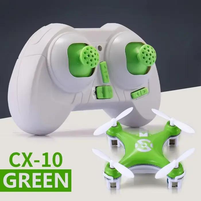10 Mini Drone 2.4G 4CH 6 axes LED RC quadrirotor jouet hélicoptère