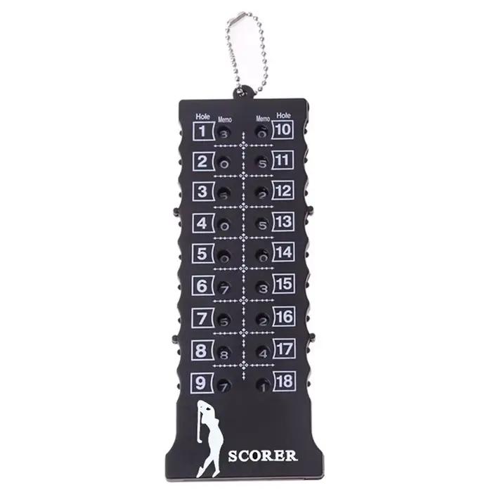 Tableau de score de golf 18 trous, Compteur de score de golf, Compteur portable de score de golf 18 trous avec rideau de perles