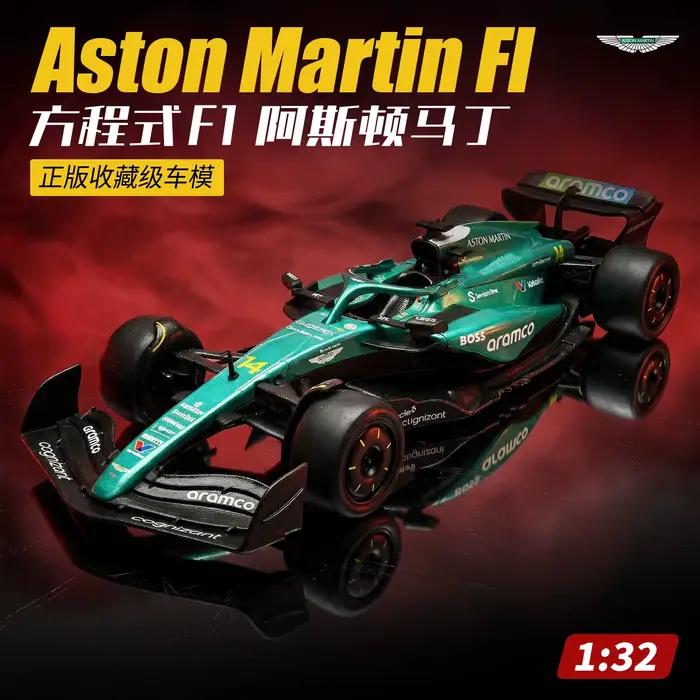 1:32 2024 F1 Aston Martin AMR23 Fernando Alonso No.14 #4 Super voiture de course alliage métal moulé sous pression modèle voiture enfants jouet voiture présent