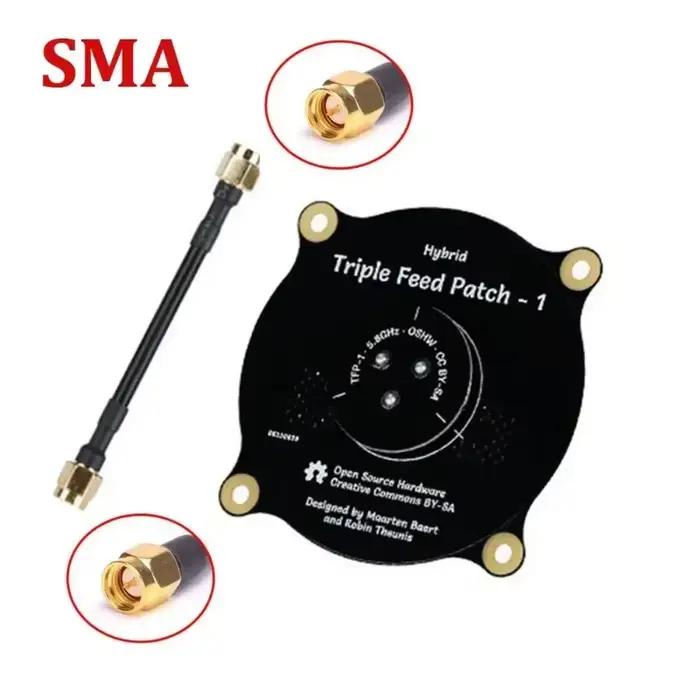 Antenne patch triple alimentation 5