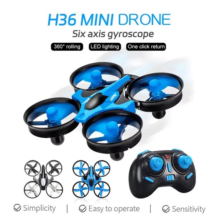 Jjrc H36 Mini Drone 3D Flip Mode sans tête Drones pression d'air hauteur maintenir RC quadrirotor FPV compétition Dron jouets pour enfants