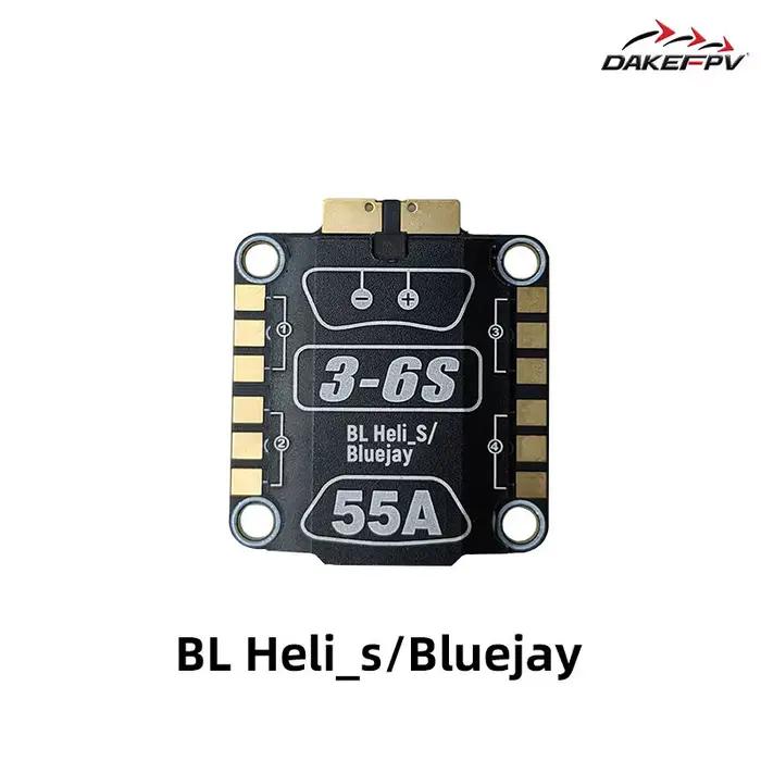 Contrôleur de vitesse électronique (ESC) métallique DAKEFPV BLHeli_S/Bluejay 3-6/3-8S 55A/60A/70A pour drones - Accessoires de drone d'usine