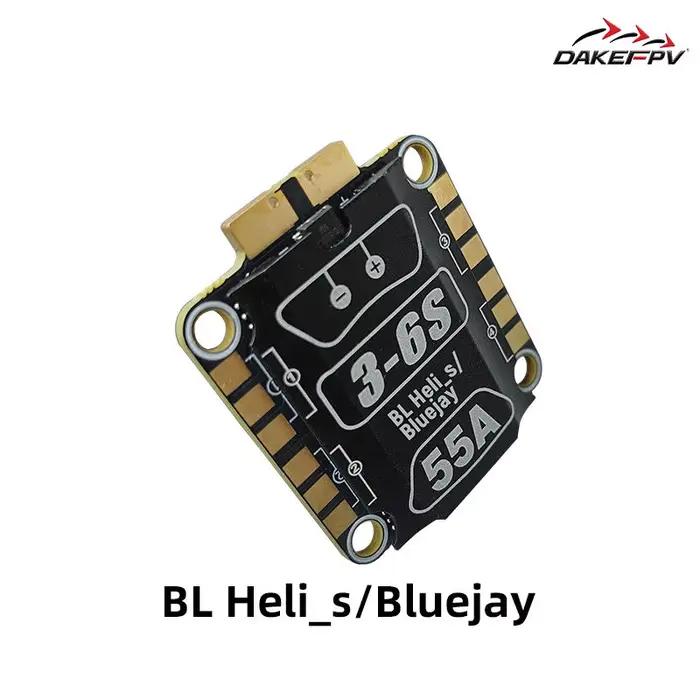 Contrôleur de vitesse électronique (ESC) métallique DAKEFPV BLHeli_S/Bluejay 3-6/3-8S 55A/60A/70A pour drones - Accessoires de drone d'usine