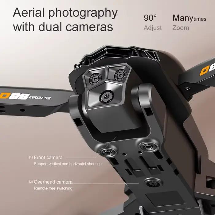 Xiaomi D88 Drone 8K HD double caméra photographie aérienne professionnelle flux optique vol stationnaire geste tir pliable quadrirotor ﻿