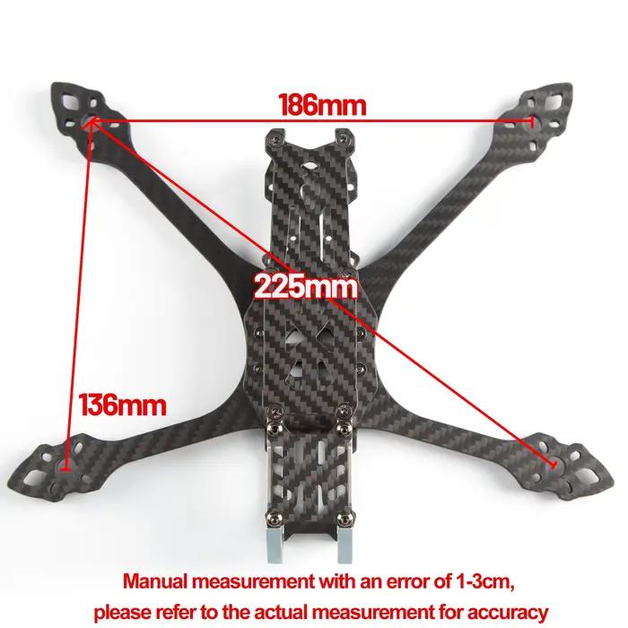 Cadre en fibre de carbone MK5 Mark5 HD pour drones FPV freestyle racing occaｓions spéciales