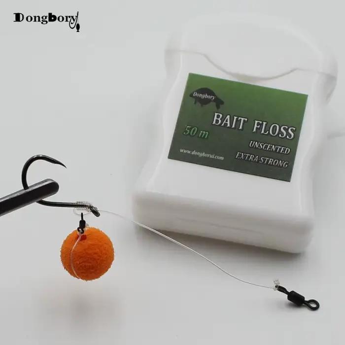 Accessoires de pêche à la carpe 50m, poignées de fil d'appât, support de bouillettes POP UP, Chod Hair Ronnie Rig, méthode d'alimentation, Terminal de matériel de pêche