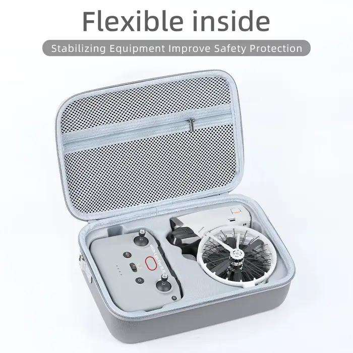 Sac de rangement portable antichoc en PU pour drone DJI Flip et télécommande RC-N3, sac de voyage à bandoulière pour accessoires drone DJI occasions spéciales