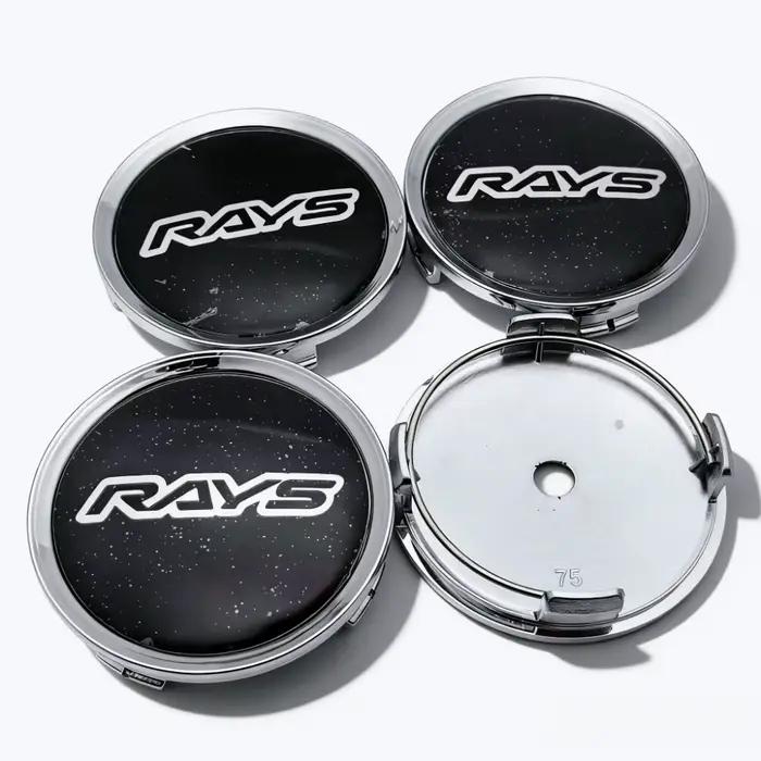 4 pièces rayons course Logo emblème Badge voiture roue Center casquettes 75MM 70MM roues moyeu capuchon jante enjoliveurs cache-poussière remplacer accessoires de voiture