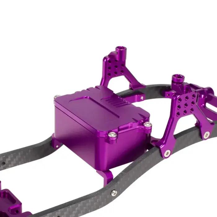 Chassis SCX10 en fibre de carbone et alliage d'aluminium pour voitures RC 1/10 occasion spéciale à offrir adolescents passionnés de modélisme automobile