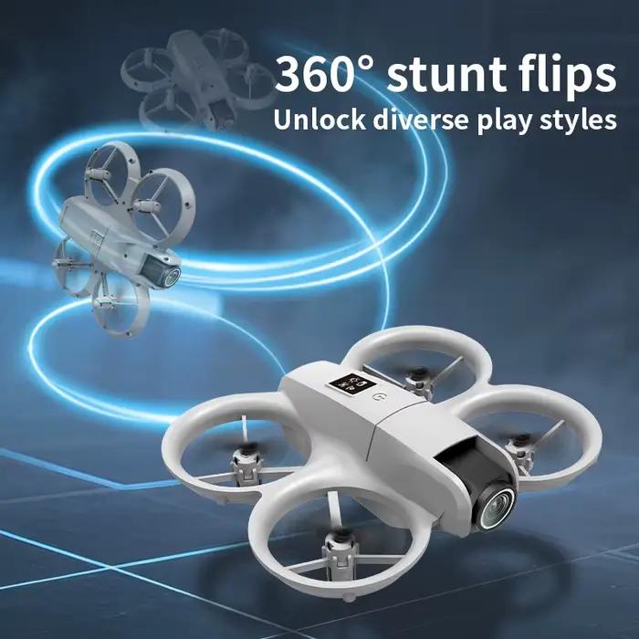 Nouveau H135 Mini Drone WIFI FPV Hover 4K HD caméra professionnelle poche lumières colorées Dron Rc