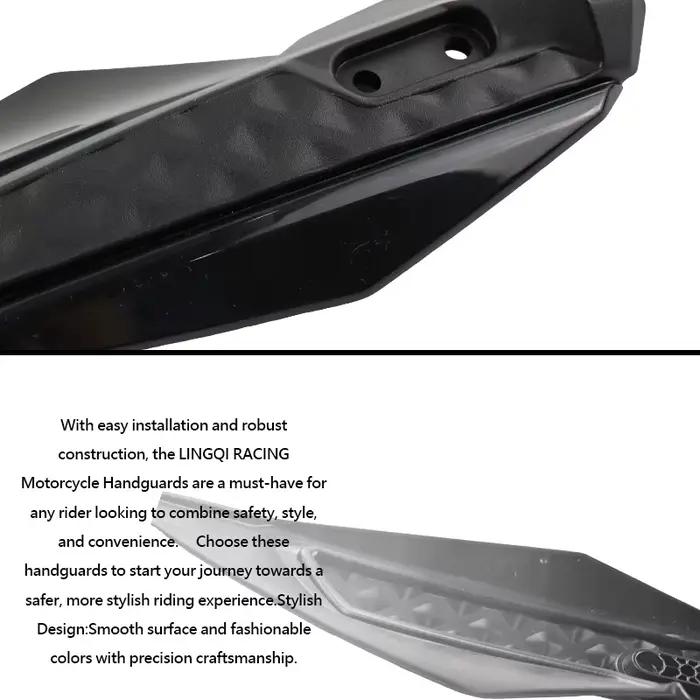 LINGQI RACING moto noir gauche droite garde protecteur garde-boue bouclier garde-main pour Ultra Bee Dirt Bike