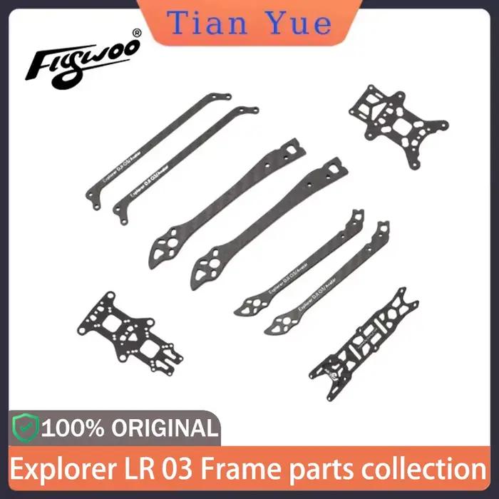 Flywoo Explorer LR FPV Drone cadre Kit-4 "/5" fibre de carbone pour DJI O3 unité aérienne longue portée bricolage pièces de rechange ​