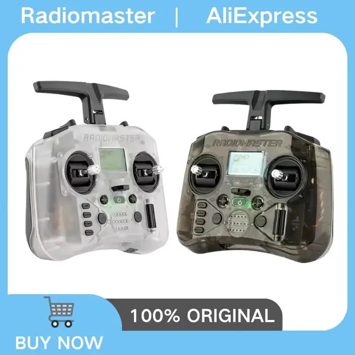 Pocket ELRS 2.4G FPV Controller Gamepad Portable RC Transmitter CC2500 Hall Gimbal pour Drone de Course Whoop
