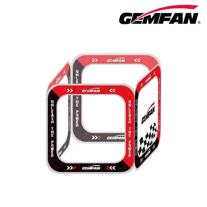 Obstacles d'entraînement Gemfan AC-SM-6 FPV Racing Drone porte réfléchissante panneaux détachables pour courses d'obstacles d'entraînement en intérieur pour passionnés de drones et pilotes FPV