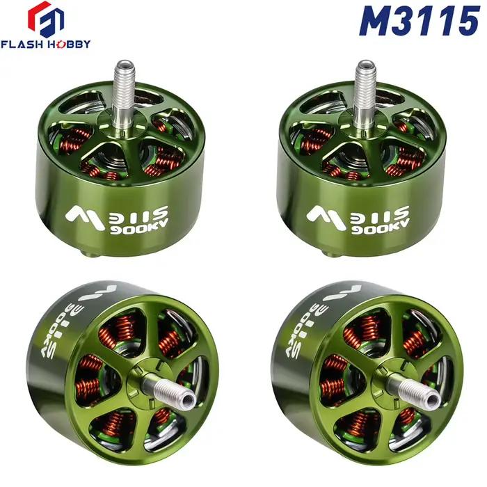 FLASHHOBBY Mars M3115 moteur sans balais 3-6S LIPO 900KV pour Drone FPV 4 pièces
