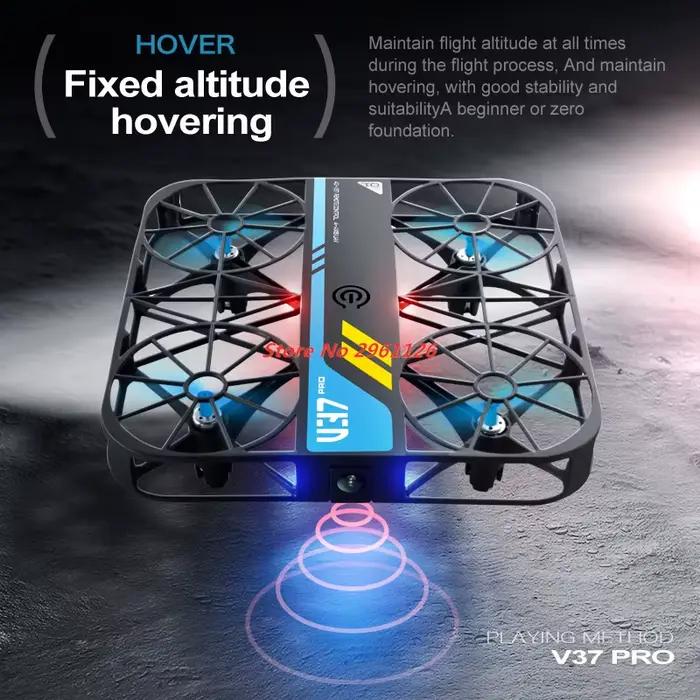 Mini drone RC 8K 2.4G avec gyroscope 6 axes, Wifi FPV, caméra HD 8K, structure anti-choc 3D, maintien d'altitude, prêt à l'emploi, pour amoureux de la nature et des nouvelles technologies