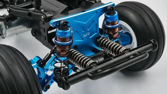 Yeah Racing Ensemble d'amortisseurs en aluminium Big Bore Go 50/55/65mm 4 pièces pour voiture de tourisme RC 1/10 # BBG-0050 BBG-0055 BBG-0060